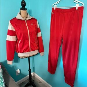 EUC Vintage Men’s Chemise Lacoste Track Jacket and Pant Set Size 44 (Usually XL)